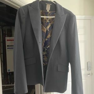 Navy blue blazer jacket